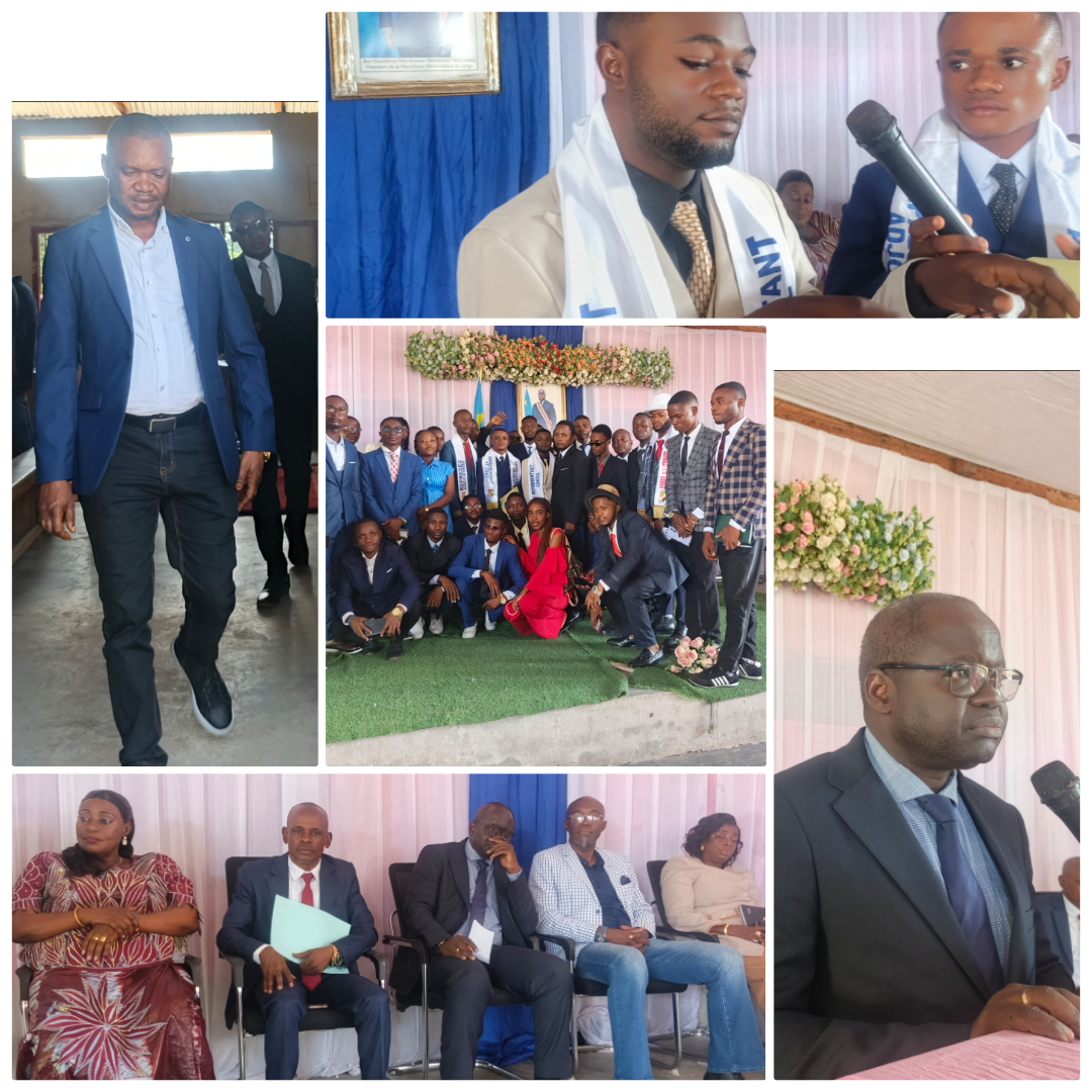 ISTM Kisangani : investiture du nouveau représentant des étudiants et de son adjoint