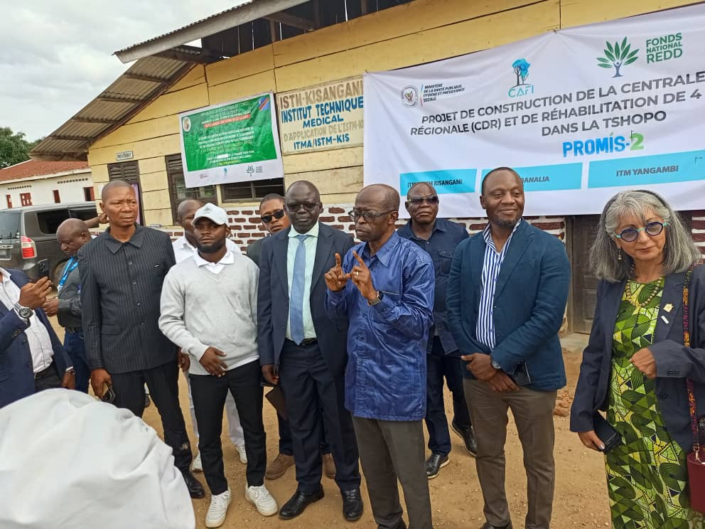 iTMA Kisangani: pose de la première pierre de l’Institut Technique Médical d’Application de l’ISTM Kisangani.